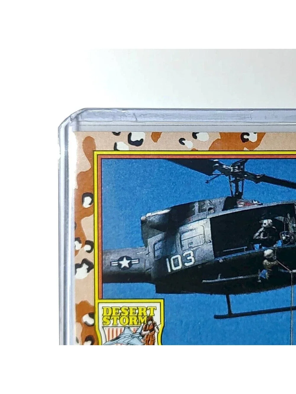 UH-1 Huey (Bell Helicopter) 1991 Topps Desert Storm #13 Card